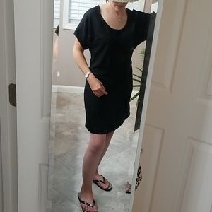 Lucky Brand Bathing Suit Coverup Black Medium